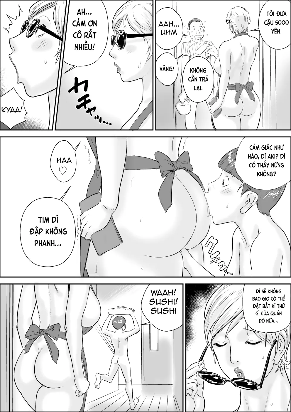HentaiVN.net - Ảnh 18 - Boku to Oba-san no Amaama Natsuyasumi 2 - Oneshot.