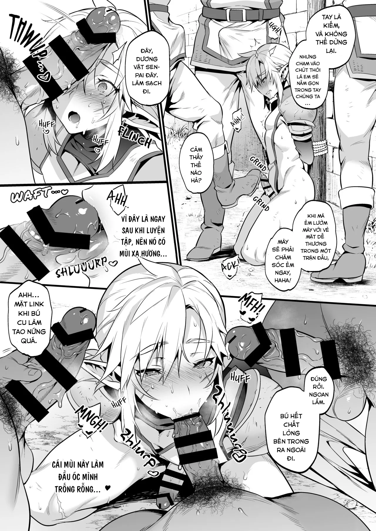 HentaiVN.net - Ảnh 13 - Kunrenhei no Junan (The Legend of Zelda) [The Torturous Training of New Recruits] - Oneshot