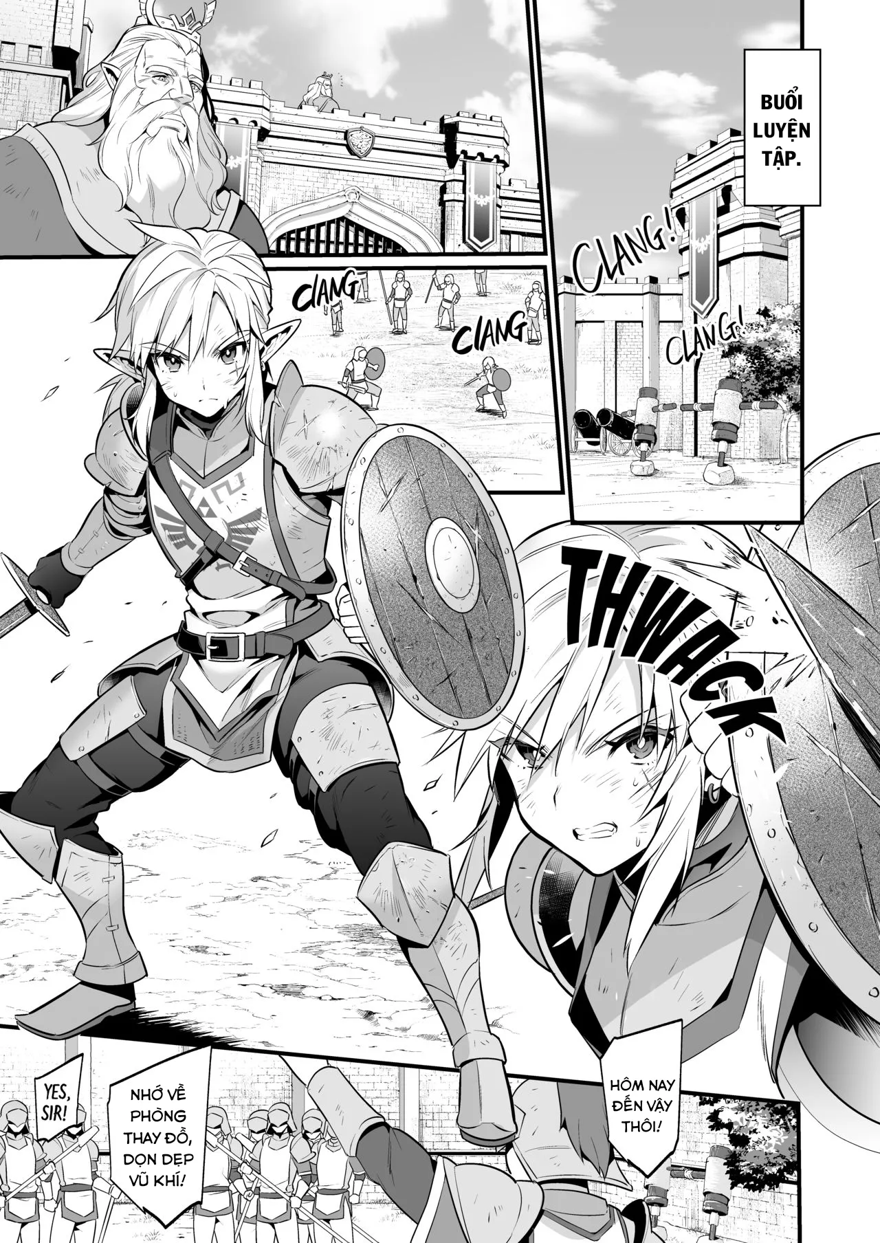 HentaiVN.net - Ảnh 5 - Kunrenhei no Junan (The Legend of Zelda) [The Torturous Training of New Recruits] - Oneshot