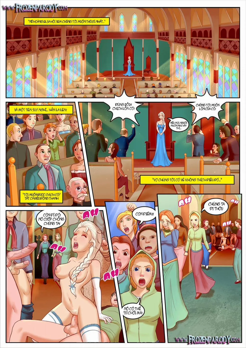 HentaiVN.net - Ảnh 5 - Frozen Parody (Frozen) - Chương 1