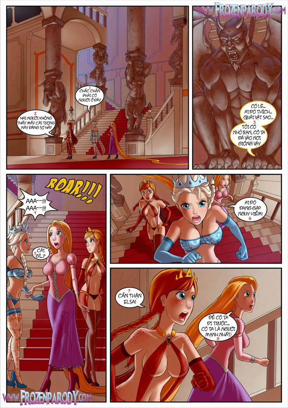 HentaiVN.net - Ảnh 3 - Frozen Parody (Frozen) - Chương 6.1