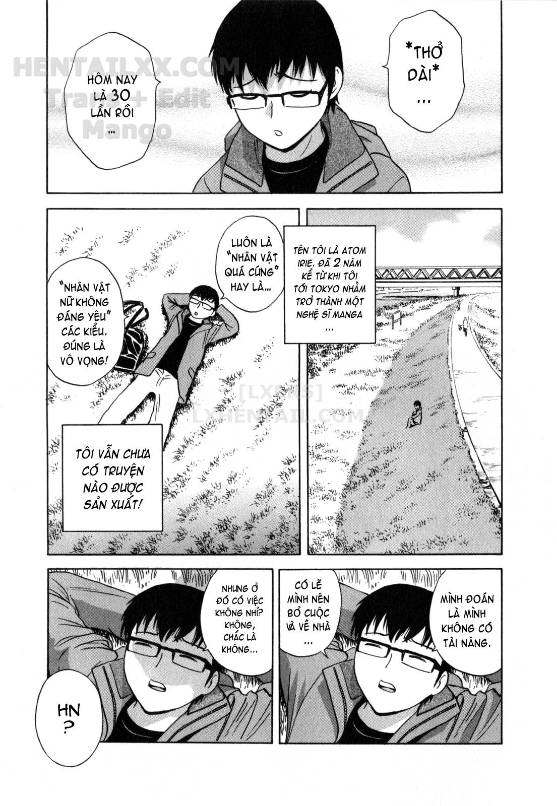 HentaiVN.net - Ảnh 10 - Life With Married Women Just Like A Manga [Eroina Hitoduma - Manga No Youna Hitozuma To No Hibi] - Chap 1