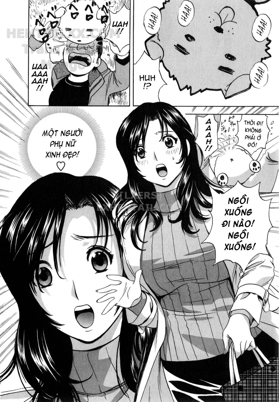HentaiVN.net - Ảnh 11 - Life With Married Women Just Like A Manga [Eroina Hitoduma - Manga No Youna Hitozuma To No Hibi] - Chap 1