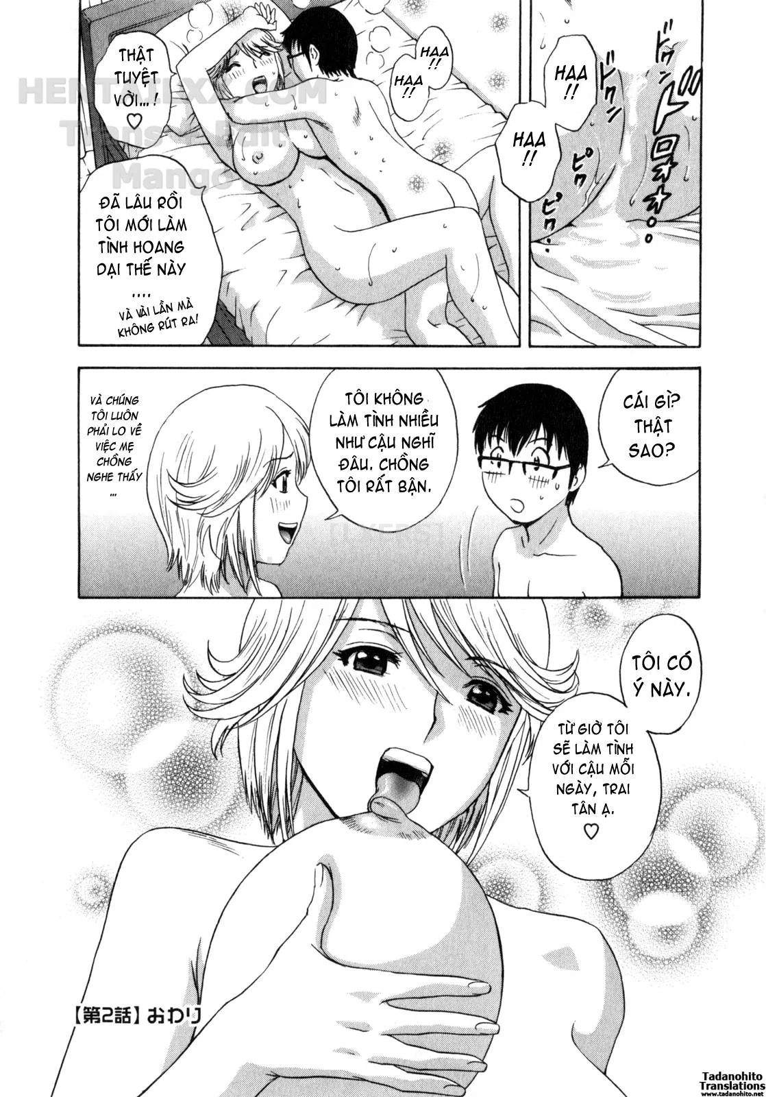 HentaiVN.net - Ảnh 19 - Life With Married Women Just Like A Manga [Eroina Hitoduma - Manga No Youna Hitozuma To No Hibi] - Chap 2