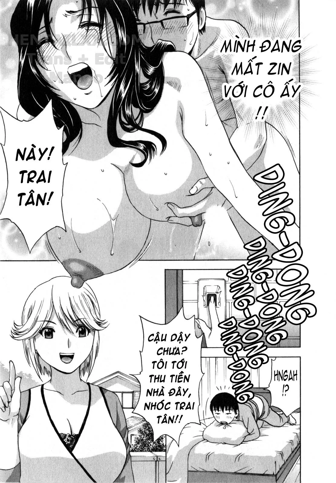 HentaiVN.net - Ảnh 4 - Life With Married Women Just Like A Manga [Eroina Hitoduma - Manga No Youna Hitozuma To No Hibi] - Chap 2