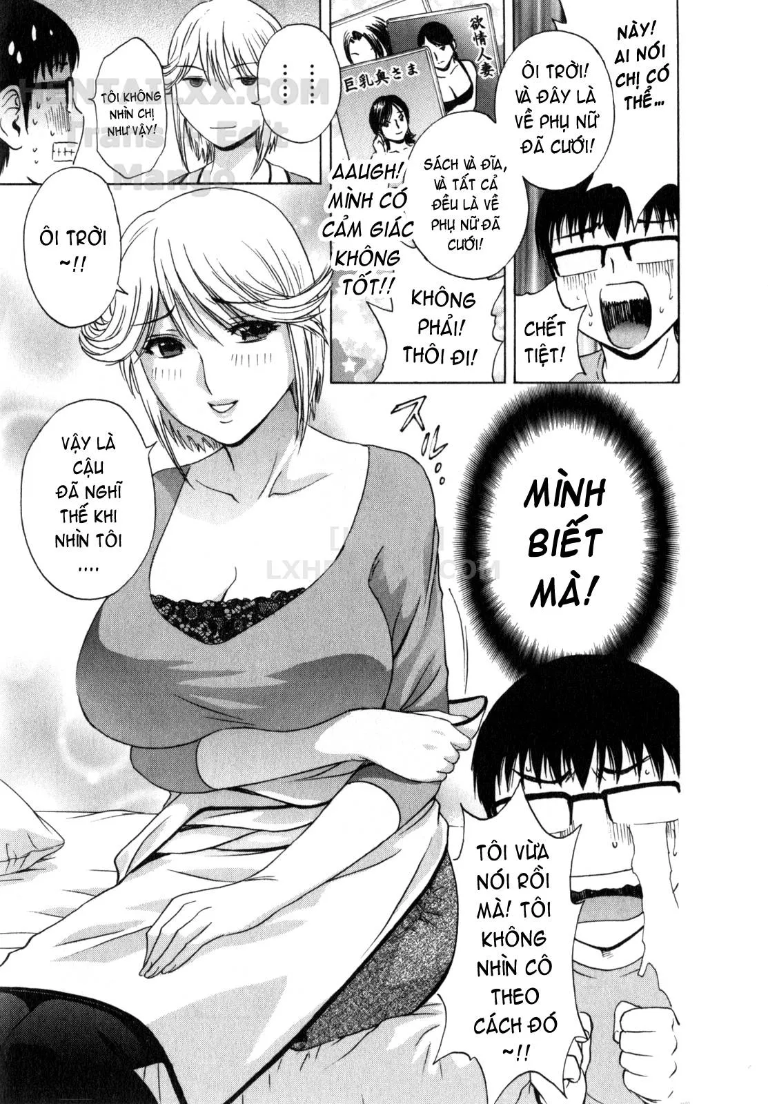 HentaiVN.net - Ảnh 6 - Life With Married Women Just Like A Manga [Eroina Hitoduma - Manga No Youna Hitozuma To No Hibi] - Chap 2