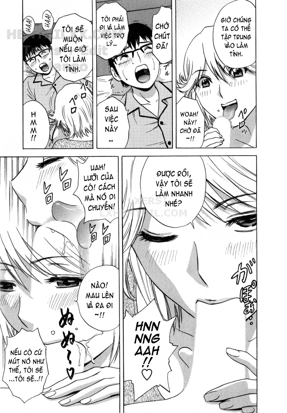 HentaiVN.net - Ảnh 4 - Life With Married Women Just Like A Manga [Eroina Hitoduma - Manga No Youna Hitozuma To No Hibi] - Chap 3