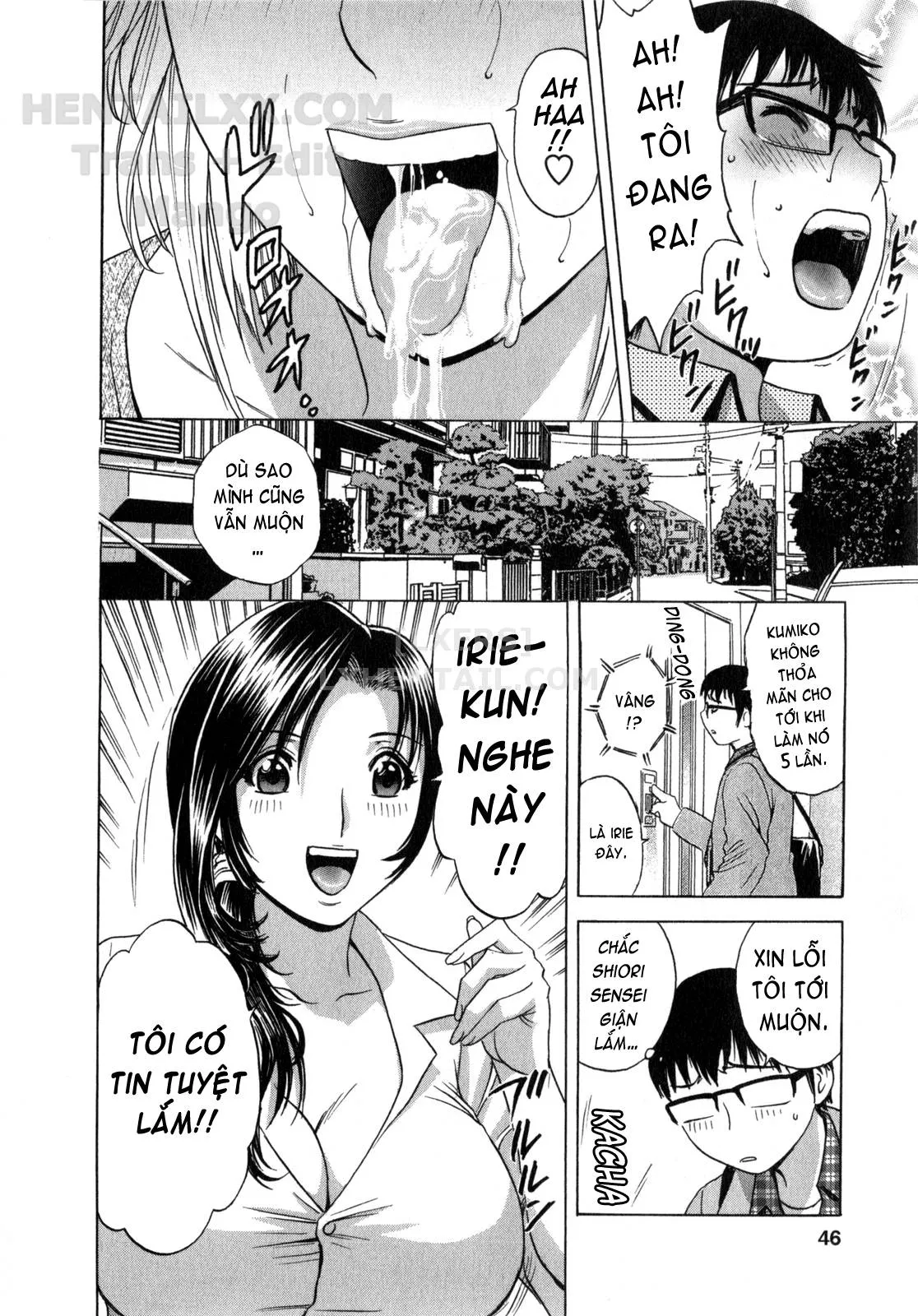 HentaiVN.net - Ảnh 5 - Life With Married Women Just Like A Manga [Eroina Hitoduma - Manga No Youna Hitozuma To No Hibi] - Chap 3