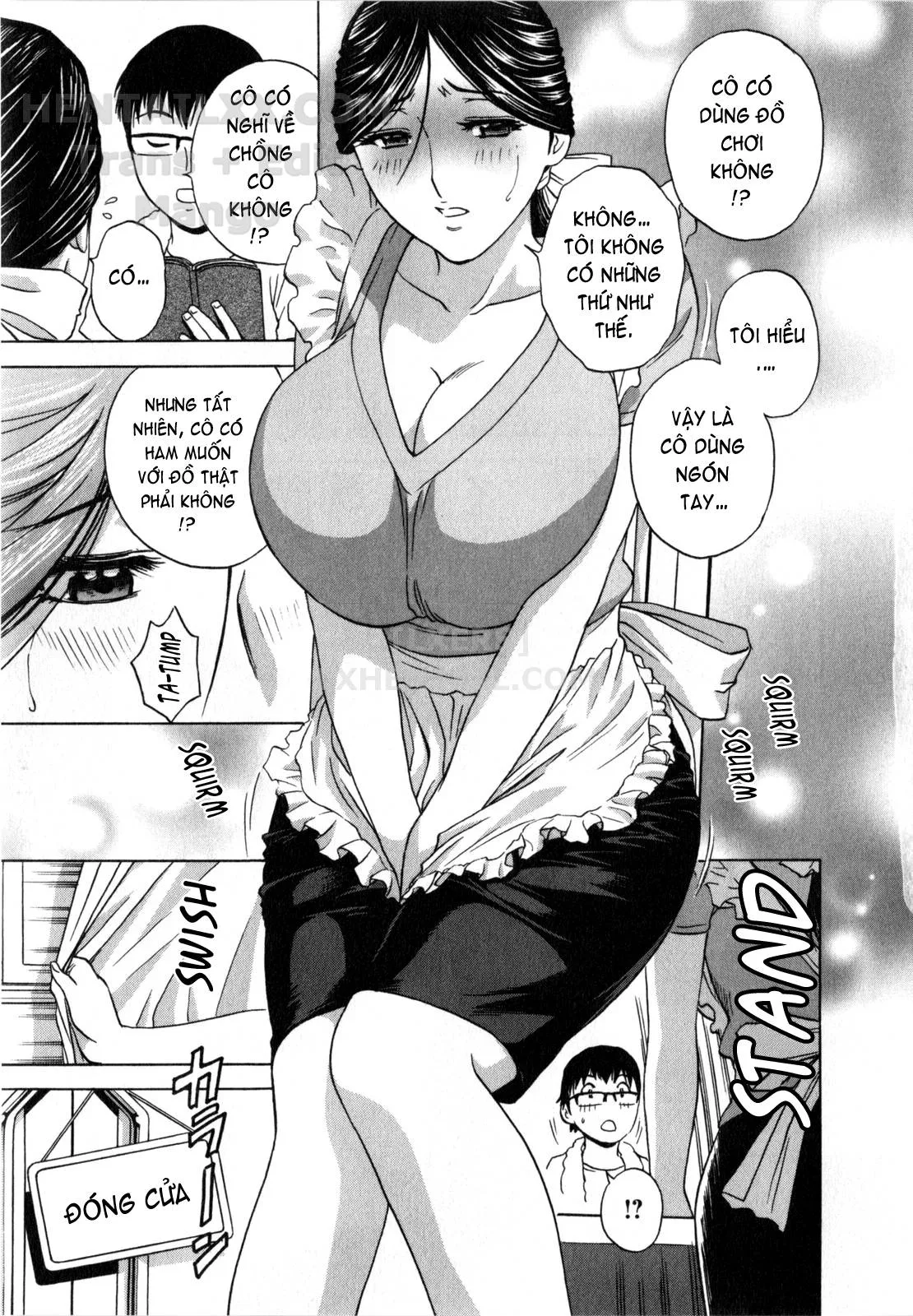 HentaiVN.net - Ảnh 12 - Life With Married Women Just Like A Manga [Eroina Hitoduma - Manga No Youna Hitozuma To No Hibi] - Chap 4