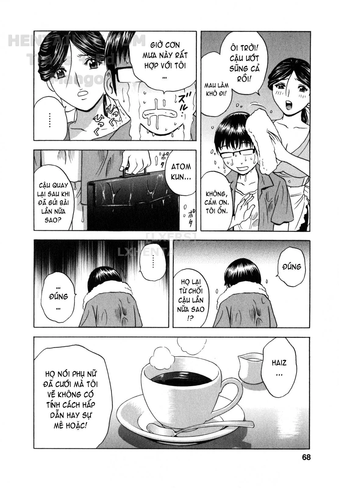 HentaiVN.net - Ảnh 9 - Life With Married Women Just Like A Manga [Eroina Hitoduma - Manga No Youna Hitozuma To No Hibi] - Chap 4