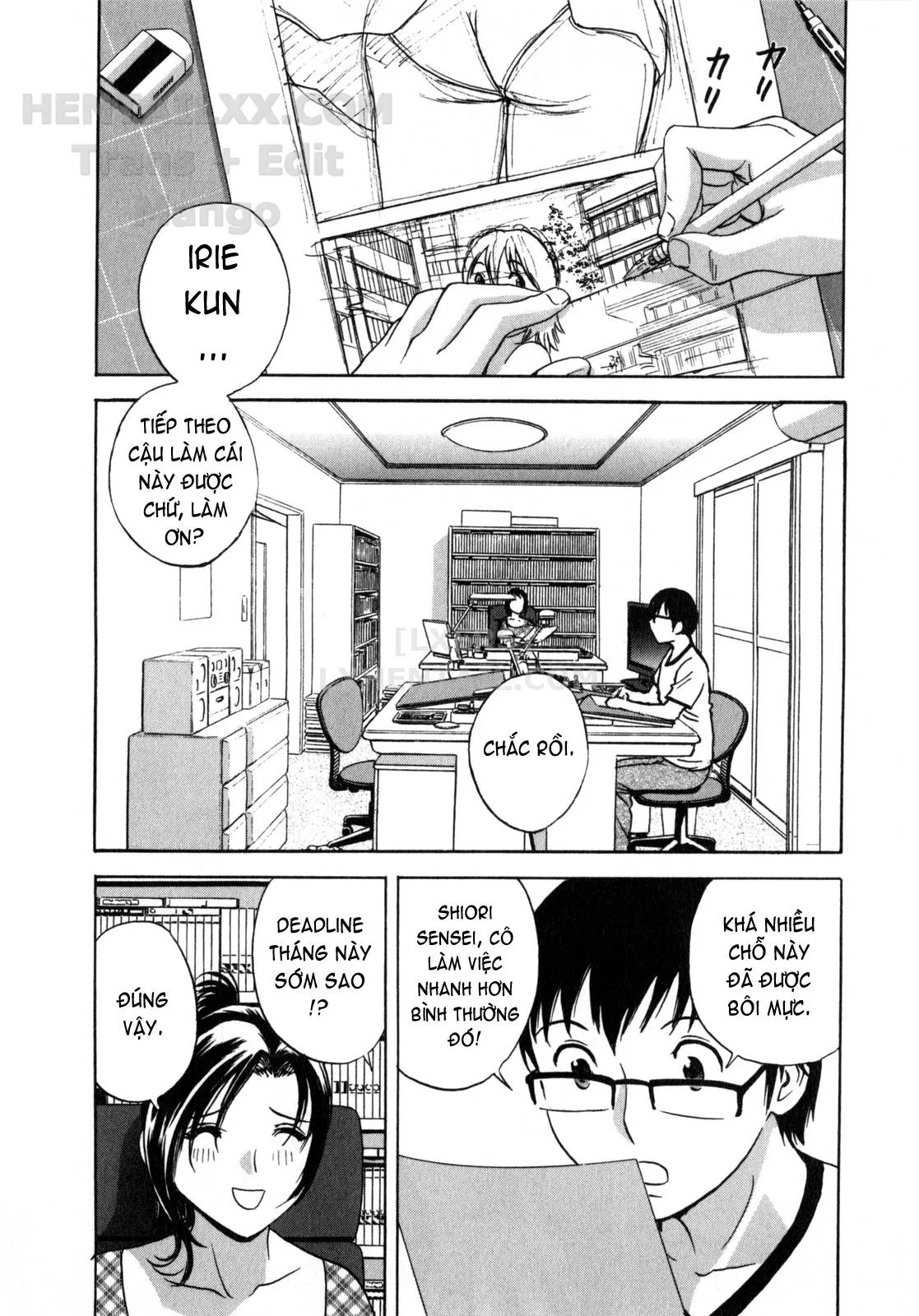 HentaiVN.net - Ảnh 3 - Life With Married Women Just Like A Manga [Eroina Hitoduma - Manga No Youna Hitozuma To No Hibi] - Chap 5