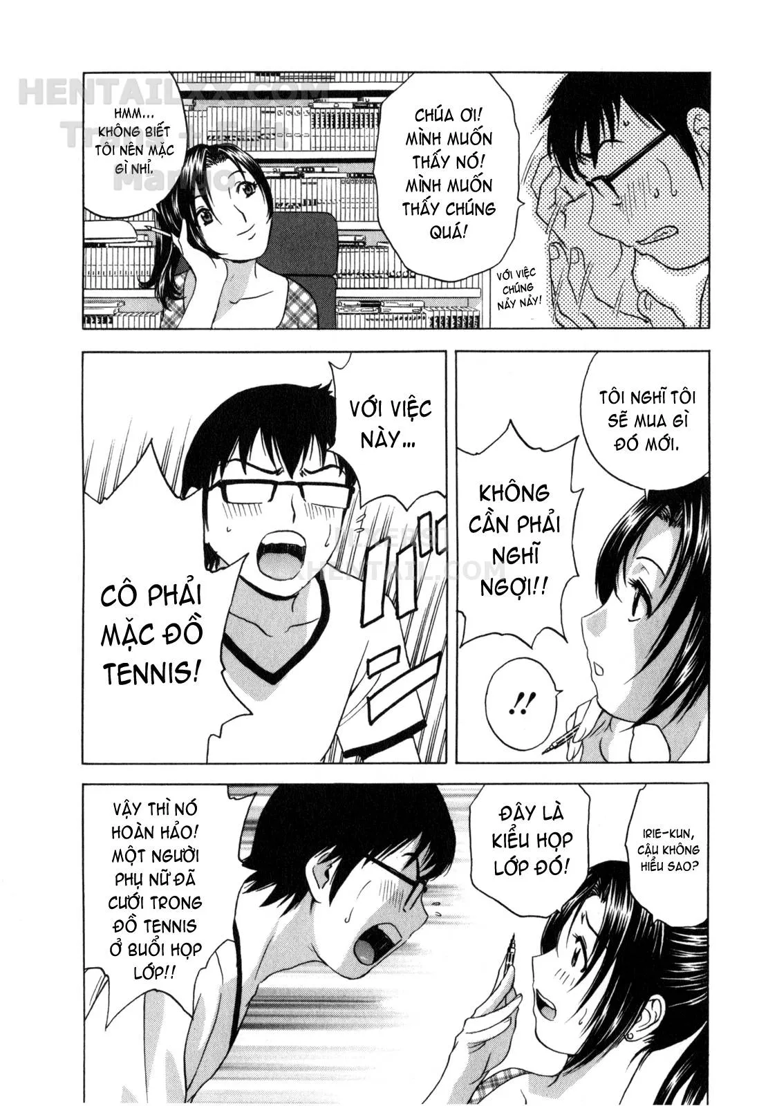 HentaiVN.net - Ảnh 5 - Life With Married Women Just Like A Manga [Eroina Hitoduma - Manga No Youna Hitozuma To No Hibi] - Chap 5