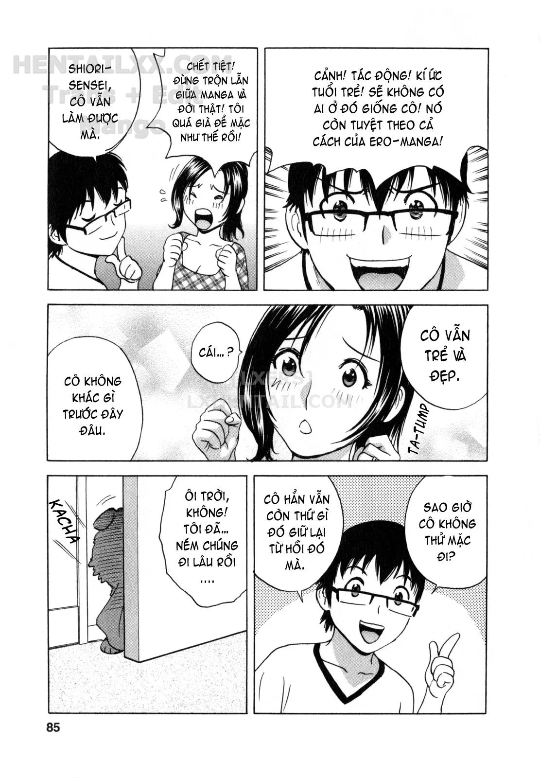 HentaiVN.net - Ảnh 6 - Life With Married Women Just Like A Manga [Eroina Hitoduma - Manga No Youna Hitozuma To No Hibi] - Chap 5