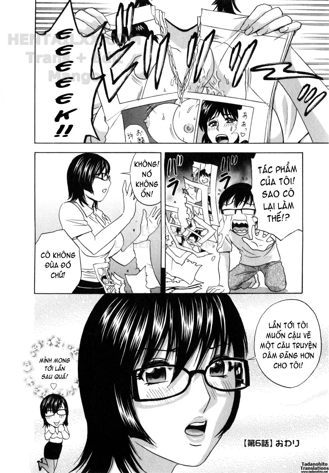 HentaiVN.net - Ảnh 19 - Life With Married Women Just Like A Manga [Eroina Hitoduma - Manga No Youna Hitozuma To No Hibi] - Chap 6