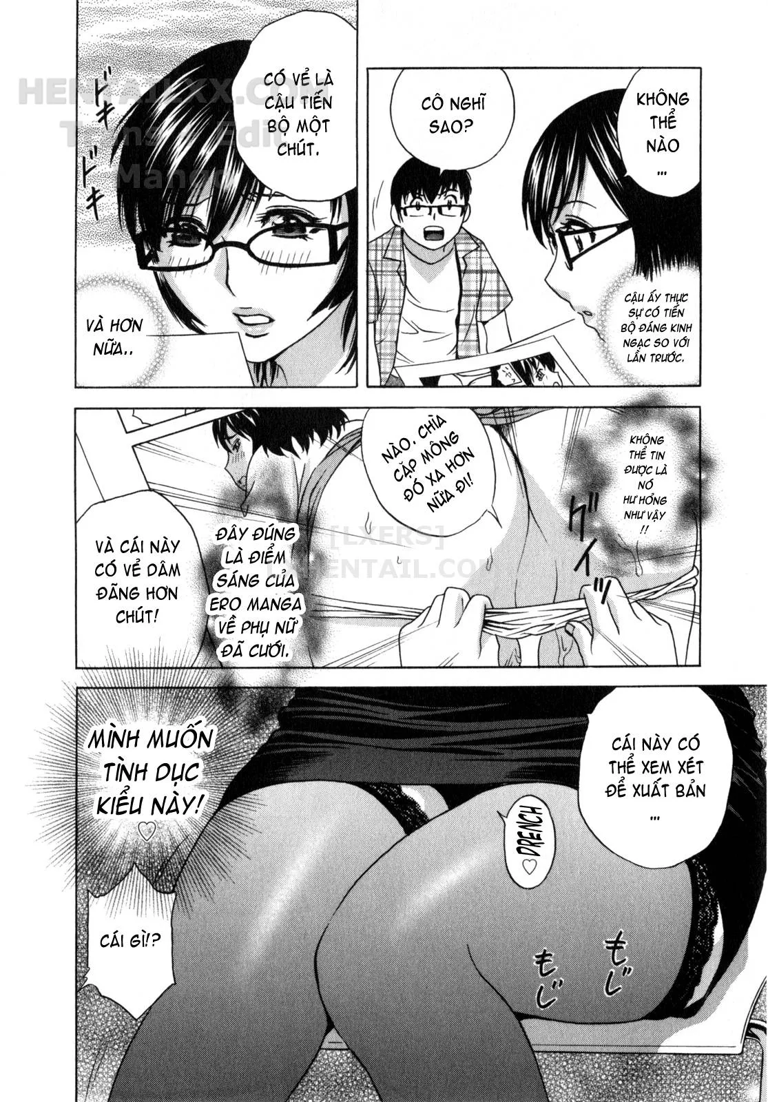 HentaiVN.net - Ảnh 7 - Life With Married Women Just Like A Manga [Eroina Hitoduma - Manga No Youna Hitozuma To No Hibi] - Chap 6