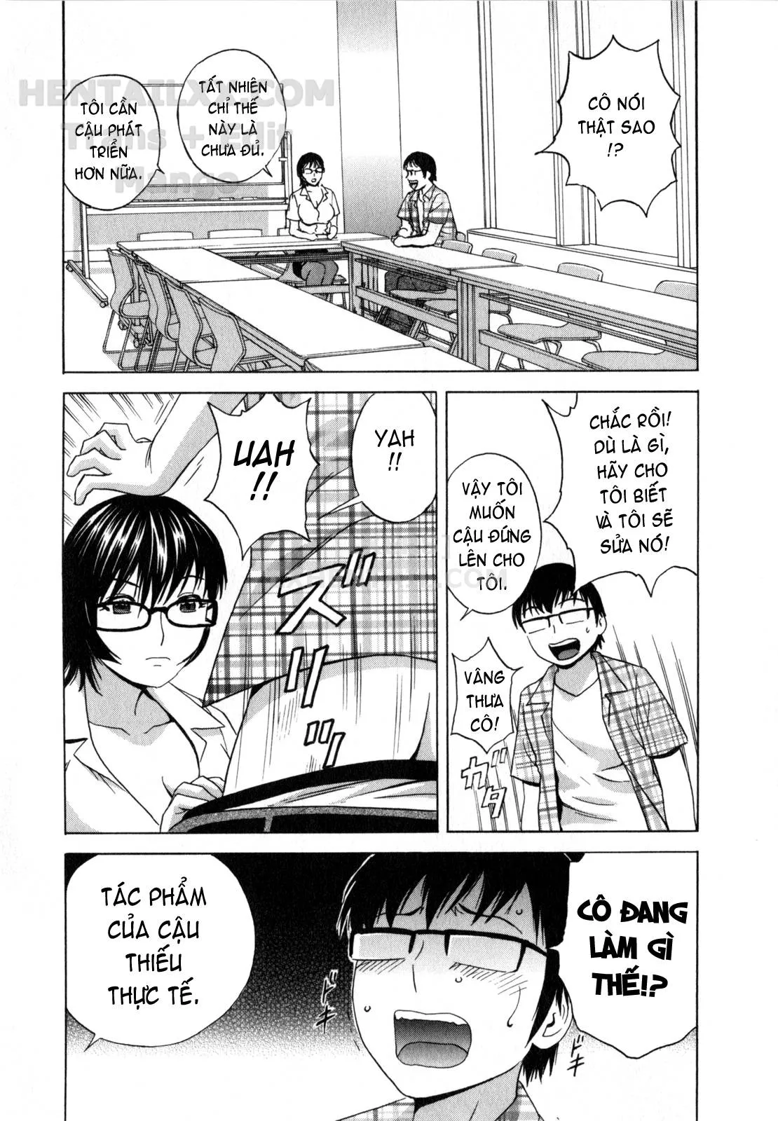 HentaiVN.net - Ảnh 8 - Life With Married Women Just Like A Manga [Eroina Hitoduma - Manga No Youna Hitozuma To No Hibi] - Chap 6