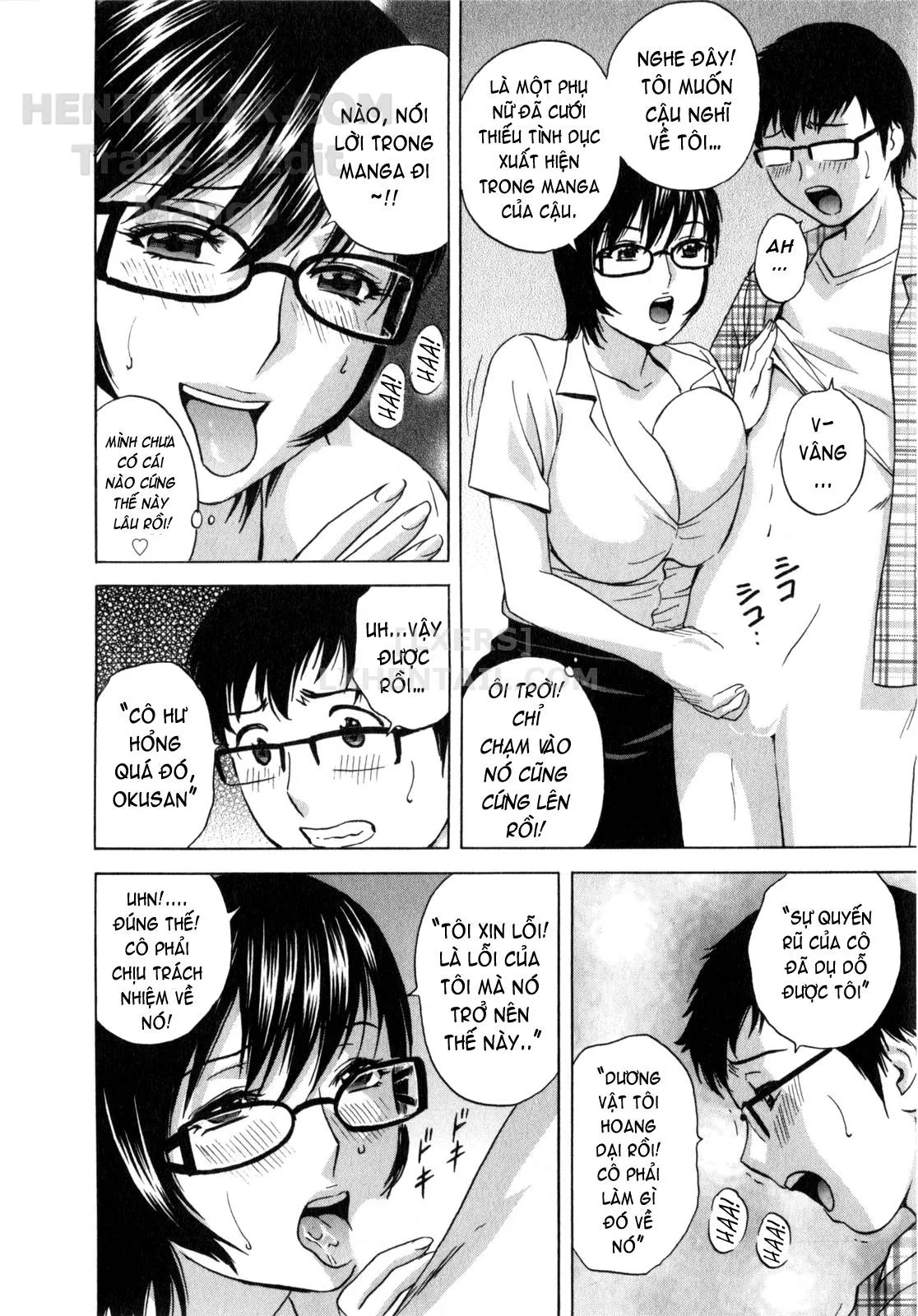 HentaiVN.net - Ảnh 9 - Life With Married Women Just Like A Manga [Eroina Hitoduma - Manga No Youna Hitozuma To No Hibi] - Chap 6
