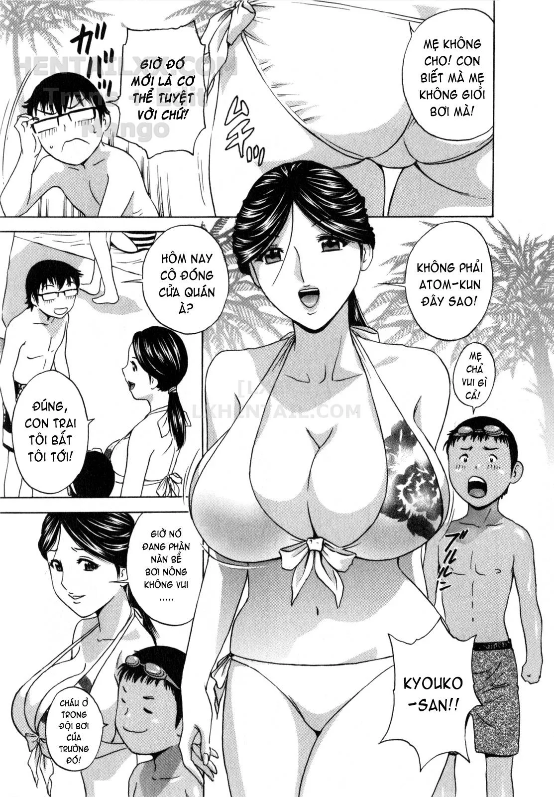 HentaiVN.net - Ảnh 6 - Life With Married Women Just Like A Manga [Eroina Hitoduma - Manga No Youna Hitozuma To No Hibi] - Chap 7