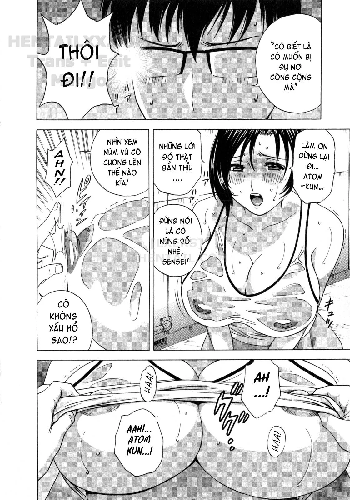 HentaiVN.net - Ảnh 13 - Life With Married Women Just Like A Manga [Eroina Hitoduma - Manga No Youna Hitozuma To No Hibi] - Chap 8