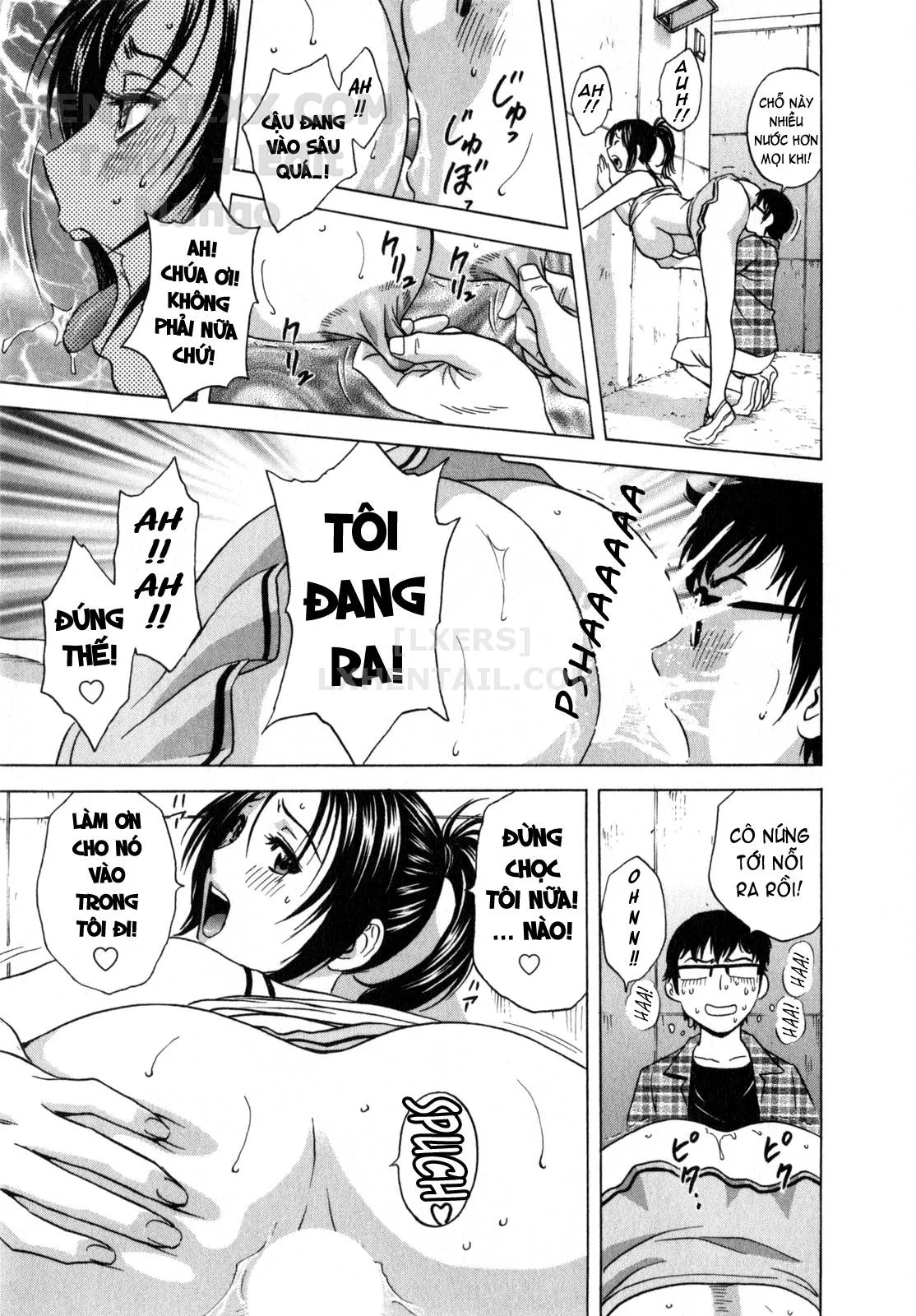 HentaiVN.net - Ảnh 16 - Life With Married Women Just Like A Manga [Eroina Hitoduma - Manga No Youna Hitozuma To No Hibi] - Chap 8