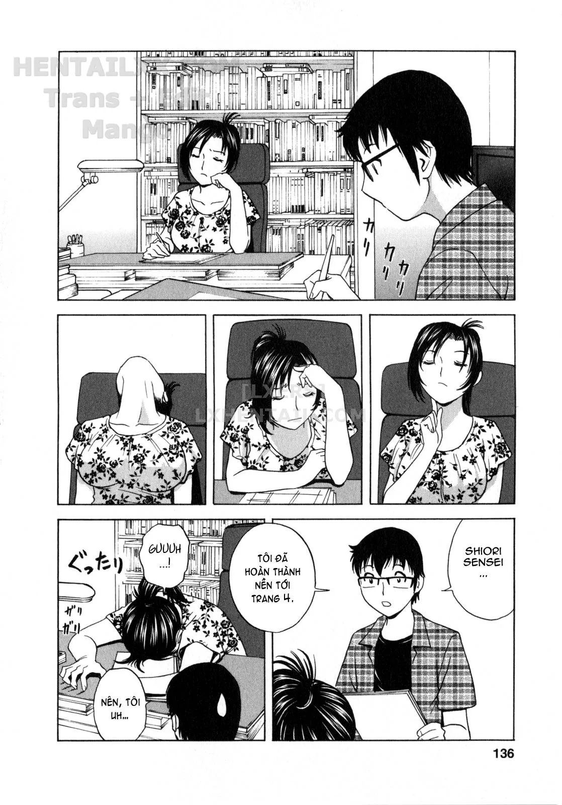 HentaiVN.net - Ảnh 3 - Life With Married Women Just Like A Manga [Eroina Hitoduma - Manga No Youna Hitozuma To No Hibi] - Chap 8