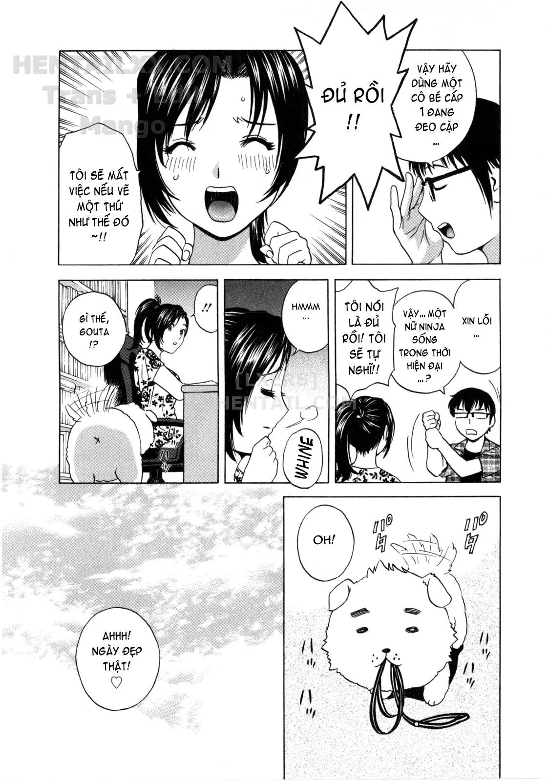 HentaiVN.net - Ảnh 5 - Life With Married Women Just Like A Manga [Eroina Hitoduma - Manga No Youna Hitozuma To No Hibi] - Chap 8