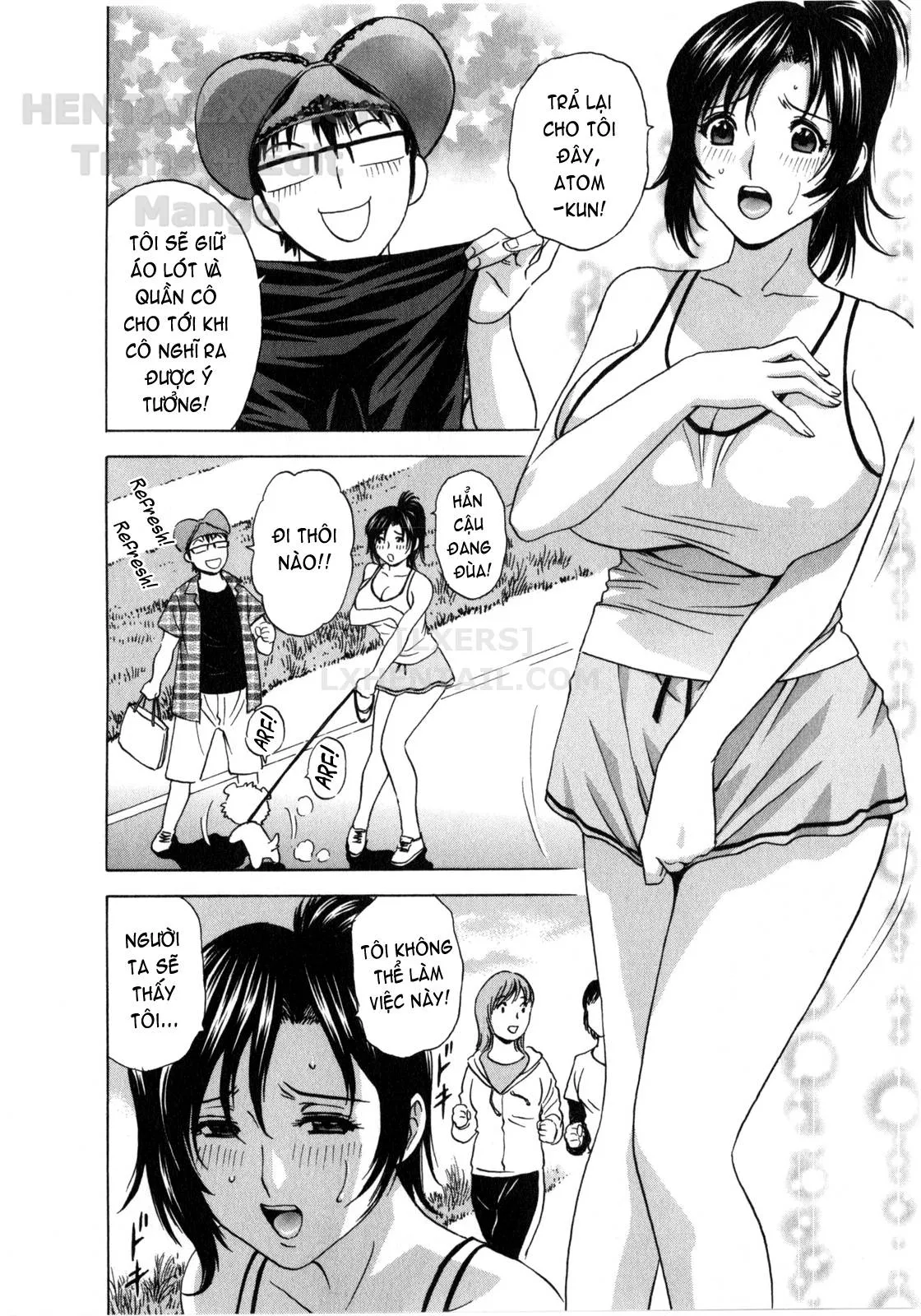 HentaiVN.net - Ảnh 7 - Life With Married Women Just Like A Manga [Eroina Hitoduma - Manga No Youna Hitozuma To No Hibi] - Chap 8