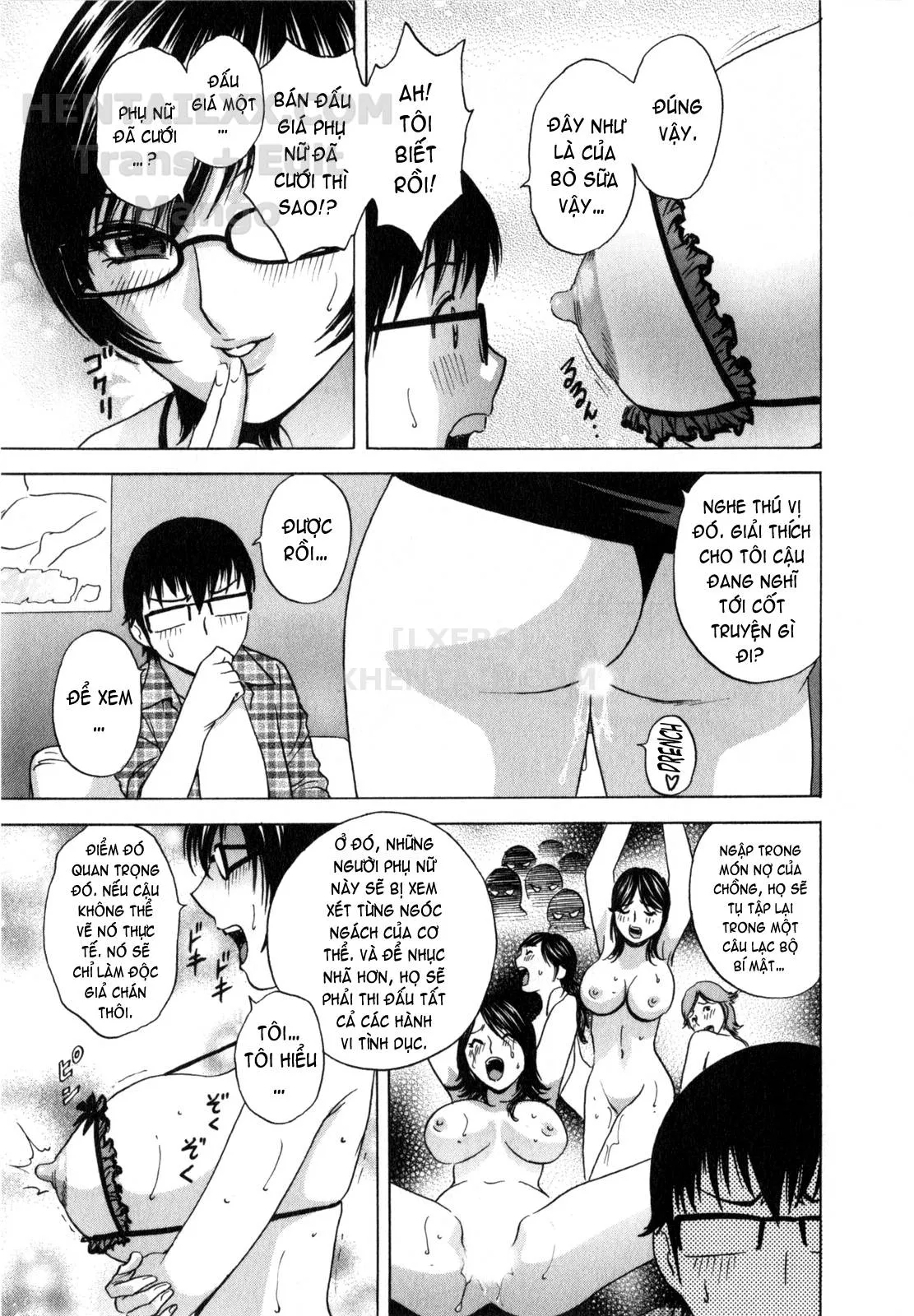HentaiVN.net - Ảnh 10 - Life With Married Women Just Like A Manga [Eroina Hitoduma - Manga No Youna Hitozuma To No Hibi] - Chap 9