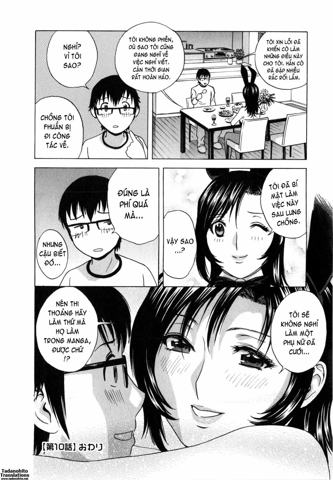 HentaiVN.net - Ảnh 19 - Life With Married Women Just Like A Manga [Eroina Hitoduma - Manga No Youna Hitozuma To No Hibi] - Chap 10
