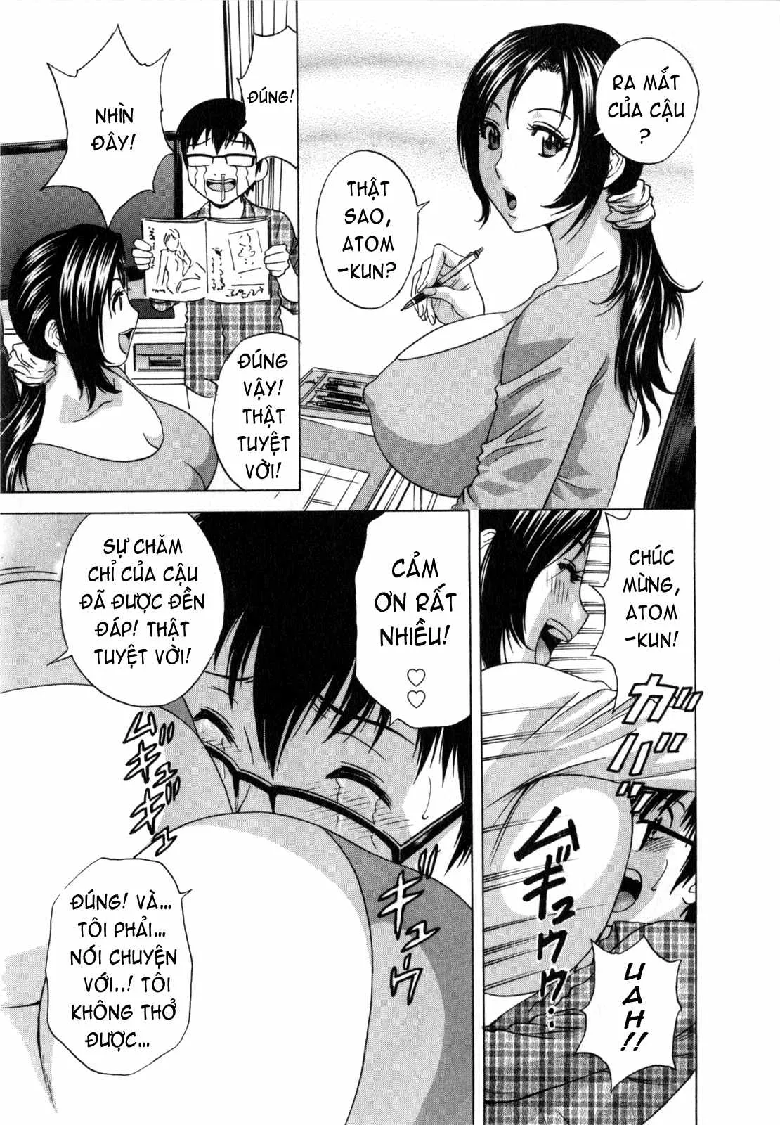 HentaiVN.net - Ảnh 4 - Life With Married Women Just Like A Manga [Eroina Hitoduma - Manga No Youna Hitozuma To No Hibi] - Chap 10
