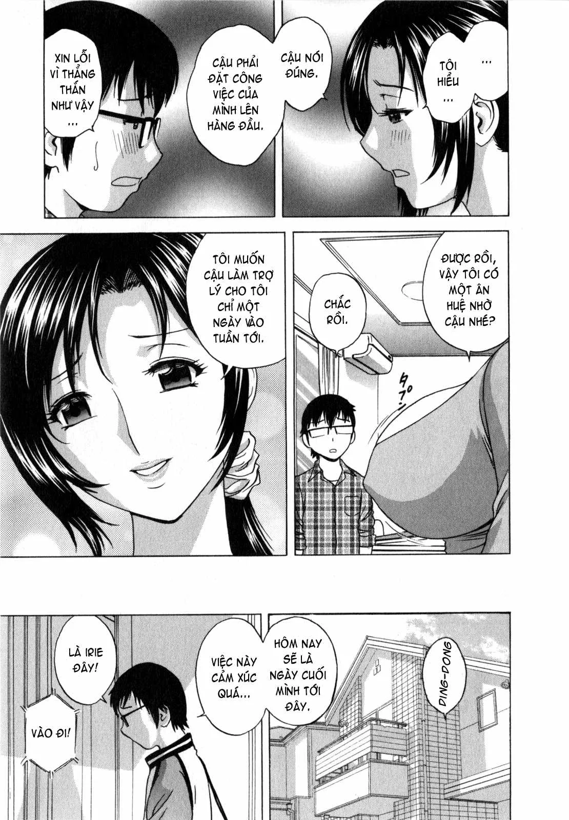 HentaiVN.net - Ảnh 6 - Life With Married Women Just Like A Manga [Eroina Hitoduma - Manga No Youna Hitozuma To No Hibi] - Chap 10