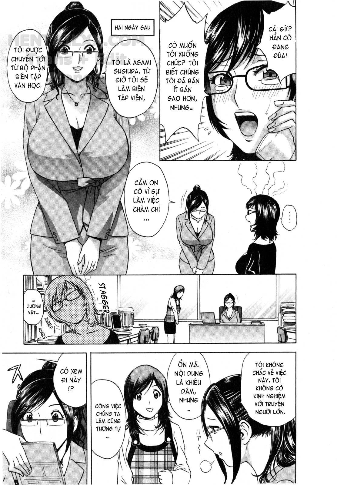 HentaiVN.net - Ảnh 12 - Life With Married Women Just Like A Manga [Eroina Hitoduma - Manga No Youna Hitozuma To No Hibi] - Chap 11