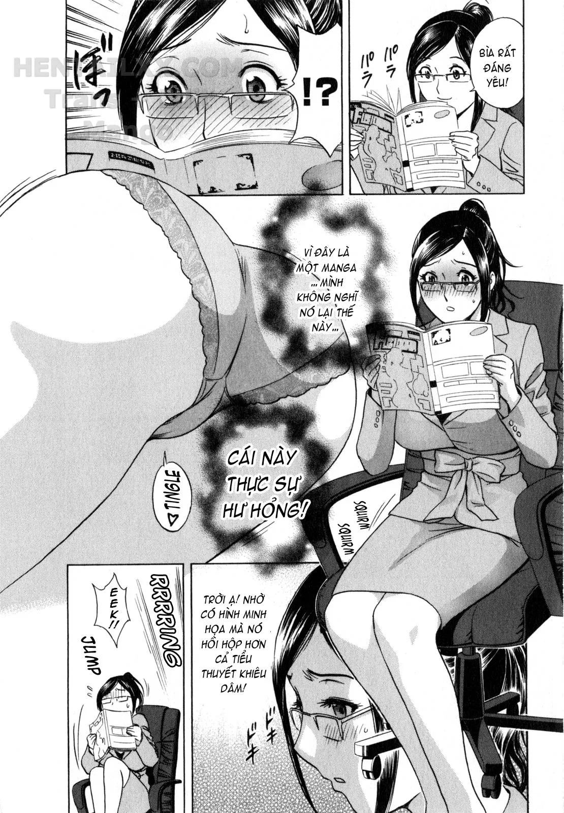 HentaiVN.net - Ảnh 13 - Life With Married Women Just Like A Manga [Eroina Hitoduma - Manga No Youna Hitozuma To No Hibi] - Chap 11