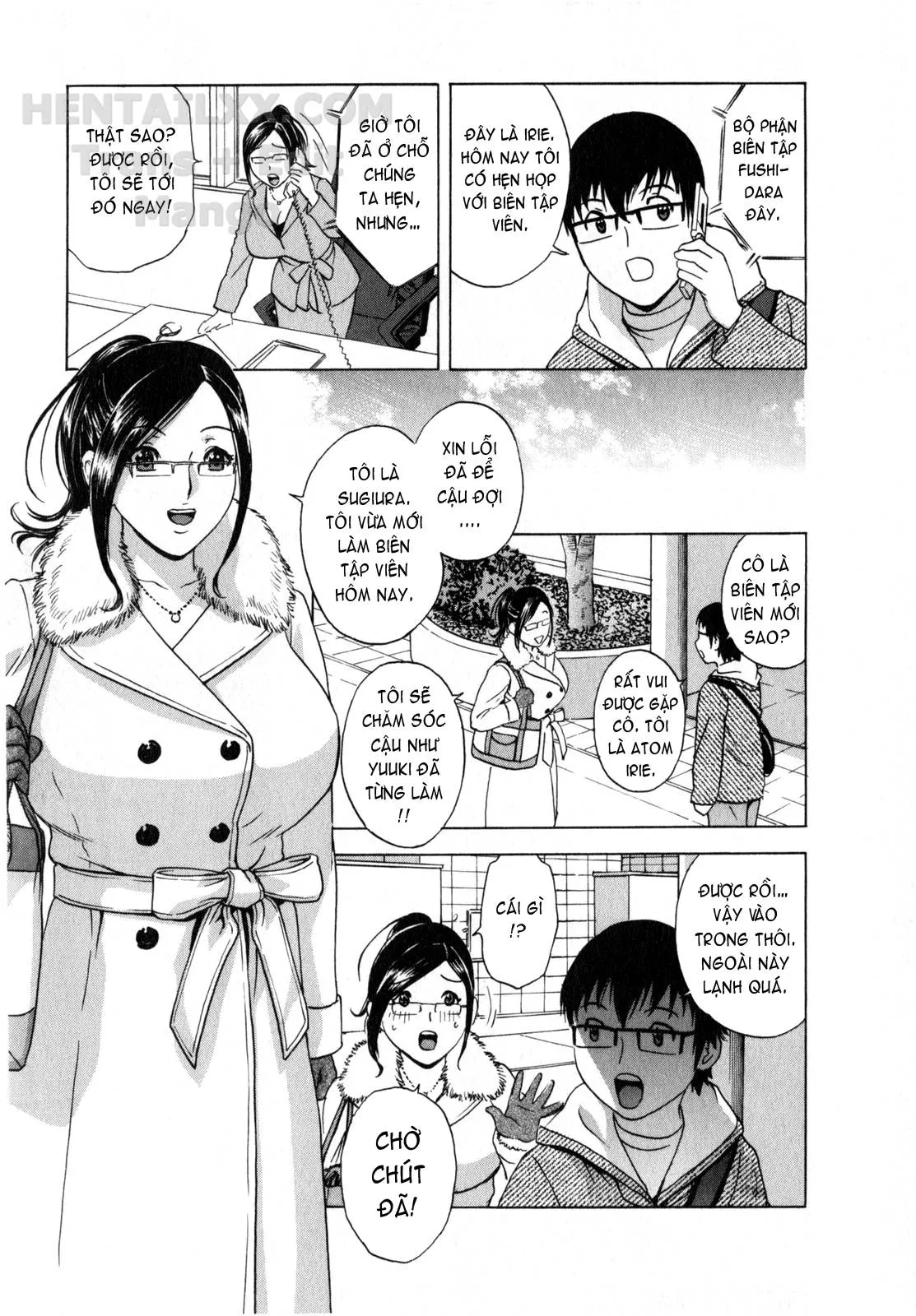 HentaiVN.net - Ảnh 14 - Life With Married Women Just Like A Manga [Eroina Hitoduma - Manga No Youna Hitozuma To No Hibi] - Chap 11