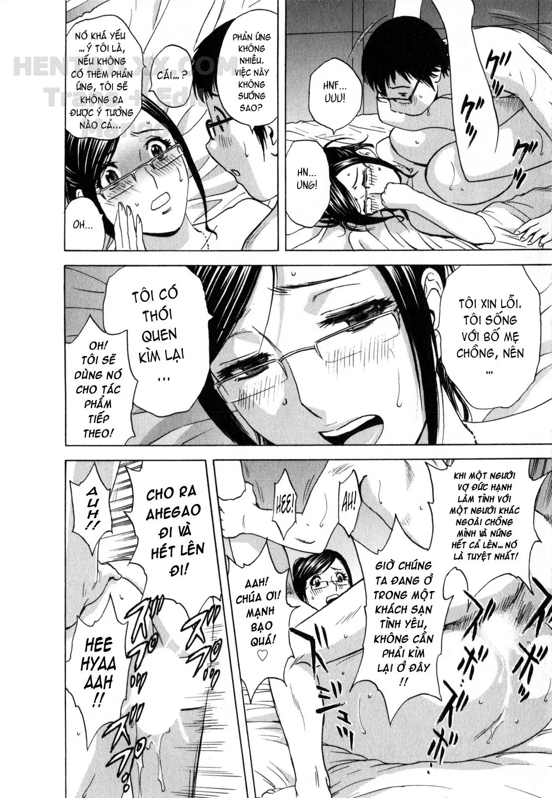 HentaiVN.net - Ảnh 23 - Life With Married Women Just Like A Manga [Eroina Hitoduma - Manga No Youna Hitozuma To No Hibi] - Chap 11