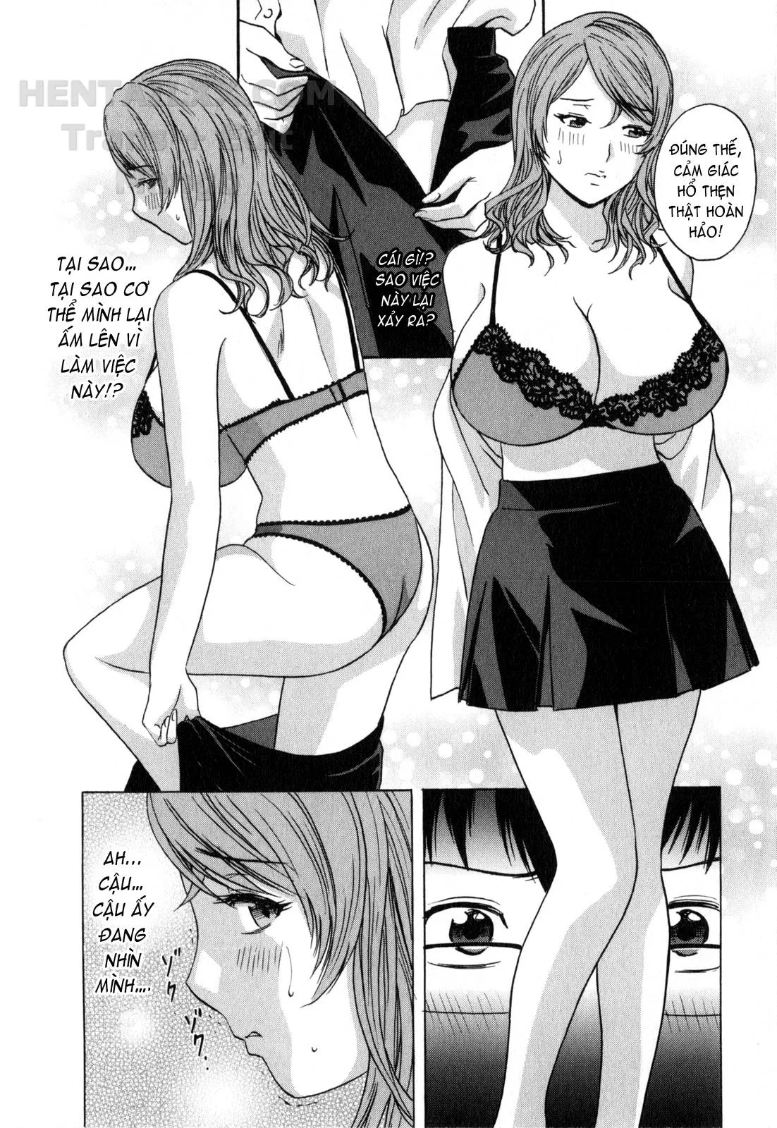 HentaiVN.net - Ảnh 11 - Life With Married Women Just Like A Manga [Eroina Hitoduma - Manga No Youna Hitozuma To No Hibi] - Chap 12