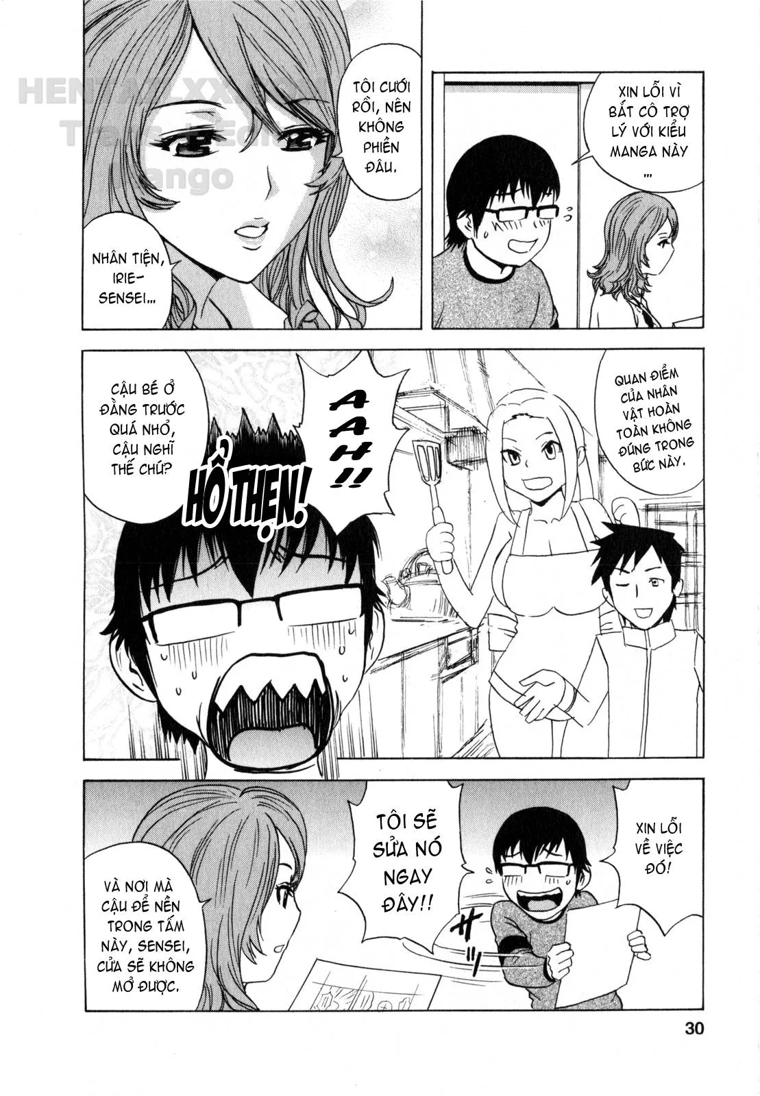 HentaiVN.net - Ảnh 5 - Life With Married Women Just Like A Manga [Eroina Hitoduma - Manga No Youna Hitozuma To No Hibi] - Chap 12
