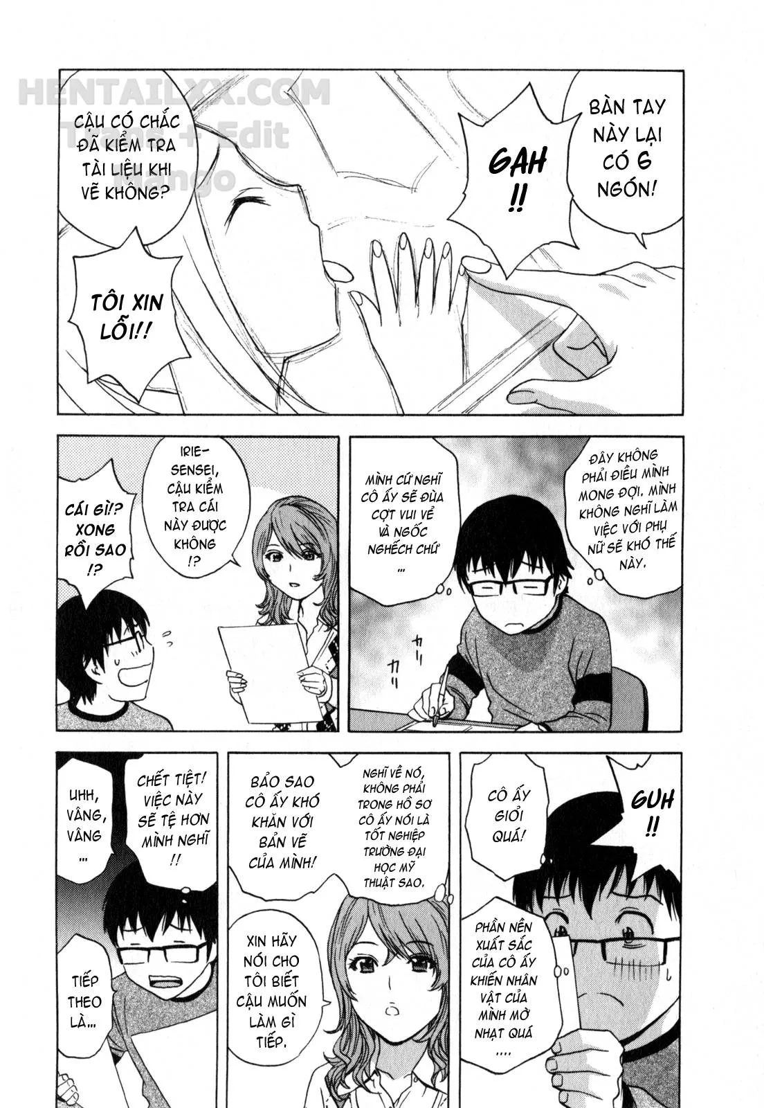 HentaiVN.net - Ảnh 6 - Life With Married Women Just Like A Manga [Eroina Hitoduma - Manga No Youna Hitozuma To No Hibi] - Chap 12