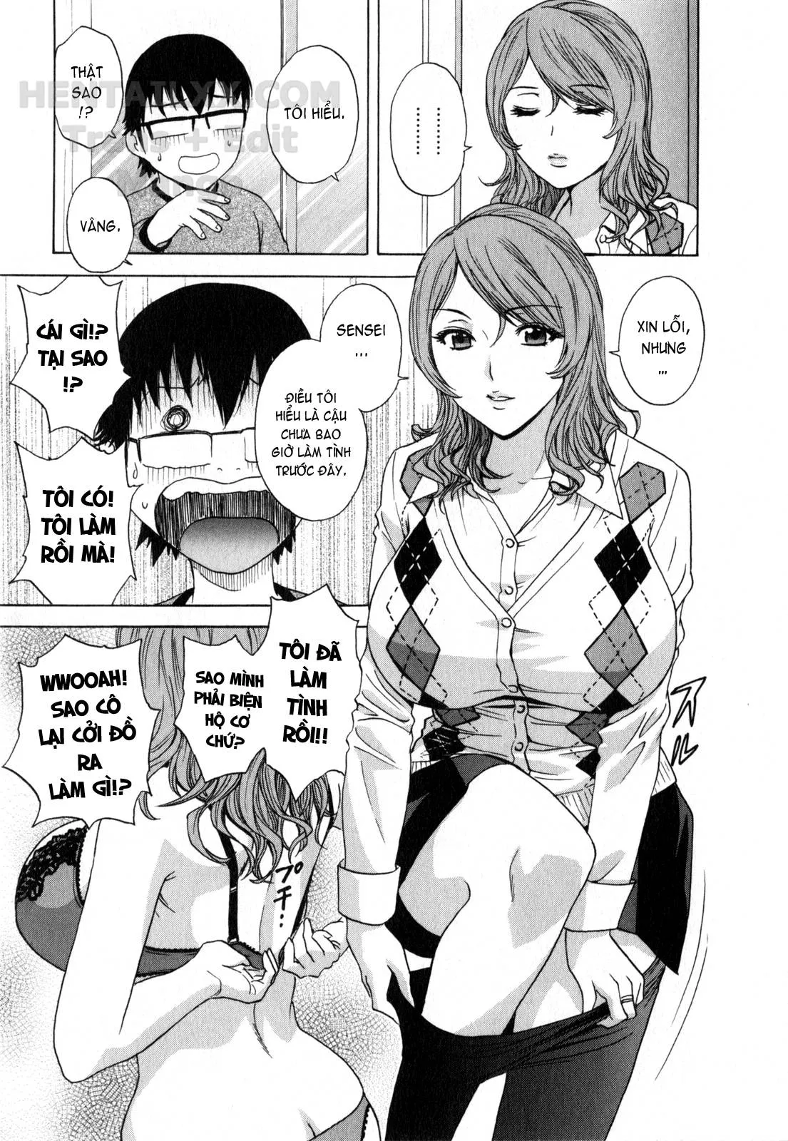 HentaiVN.net - Ảnh 8 - Life With Married Women Just Like A Manga [Eroina Hitoduma - Manga No Youna Hitozuma To No Hibi] - Chap 12