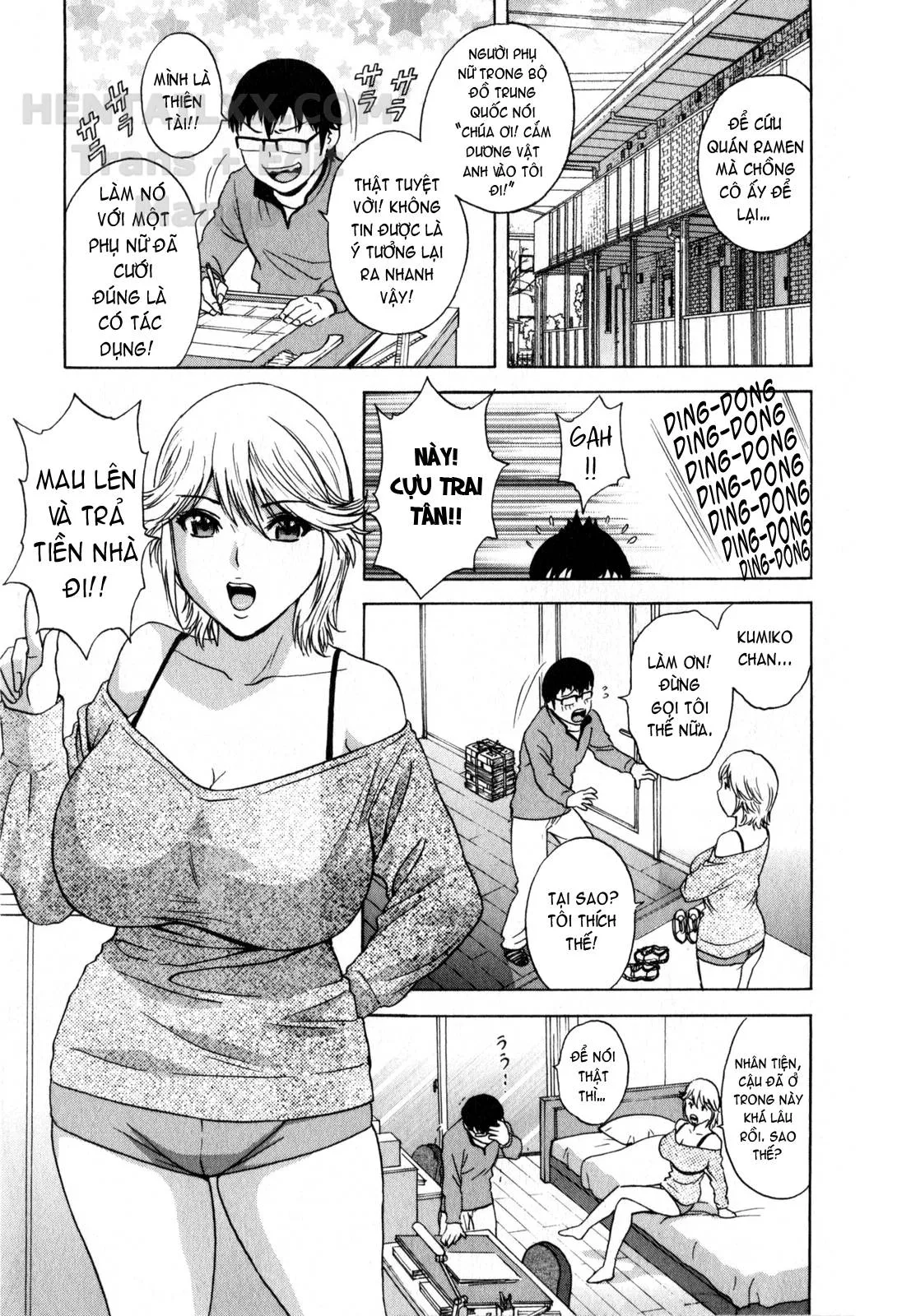 HentaiVN.net - Ảnh 14 - Life With Married Women Just Like A Manga [Eroina Hitoduma - Manga No Youna Hitozuma To No Hibi] - Chap 13