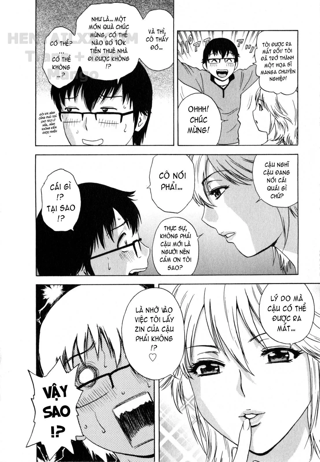 HentaiVN.net - Ảnh 15 - Life With Married Women Just Like A Manga [Eroina Hitoduma - Manga No Youna Hitozuma To No Hibi] - Chap 13