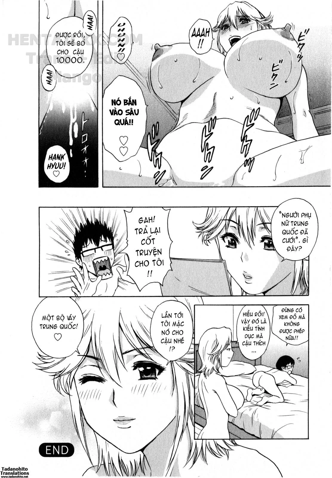 HentaiVN.net - Ảnh 19 - Life With Married Women Just Like A Manga [Eroina Hitoduma - Manga No Youna Hitozuma To No Hibi] - Chap 13