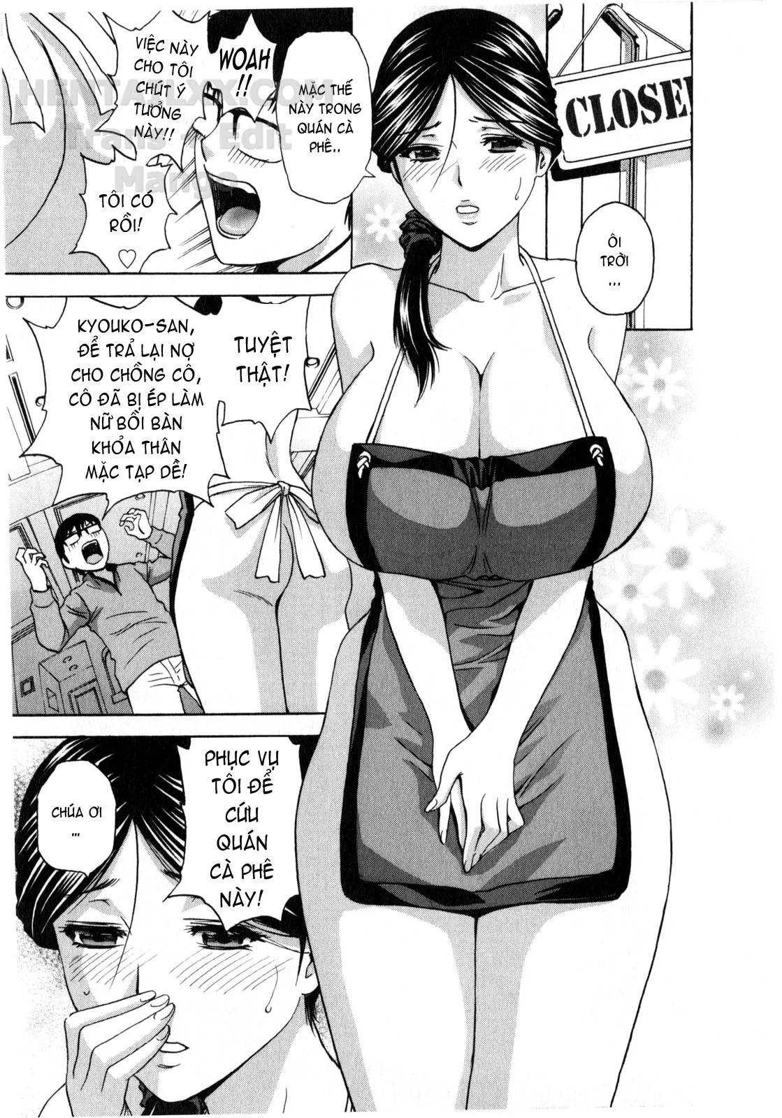 HentaiVN.net - Ảnh 6 - Life With Married Women Just Like A Manga [Eroina Hitoduma - Manga No Youna Hitozuma To No Hibi] - Chap 13