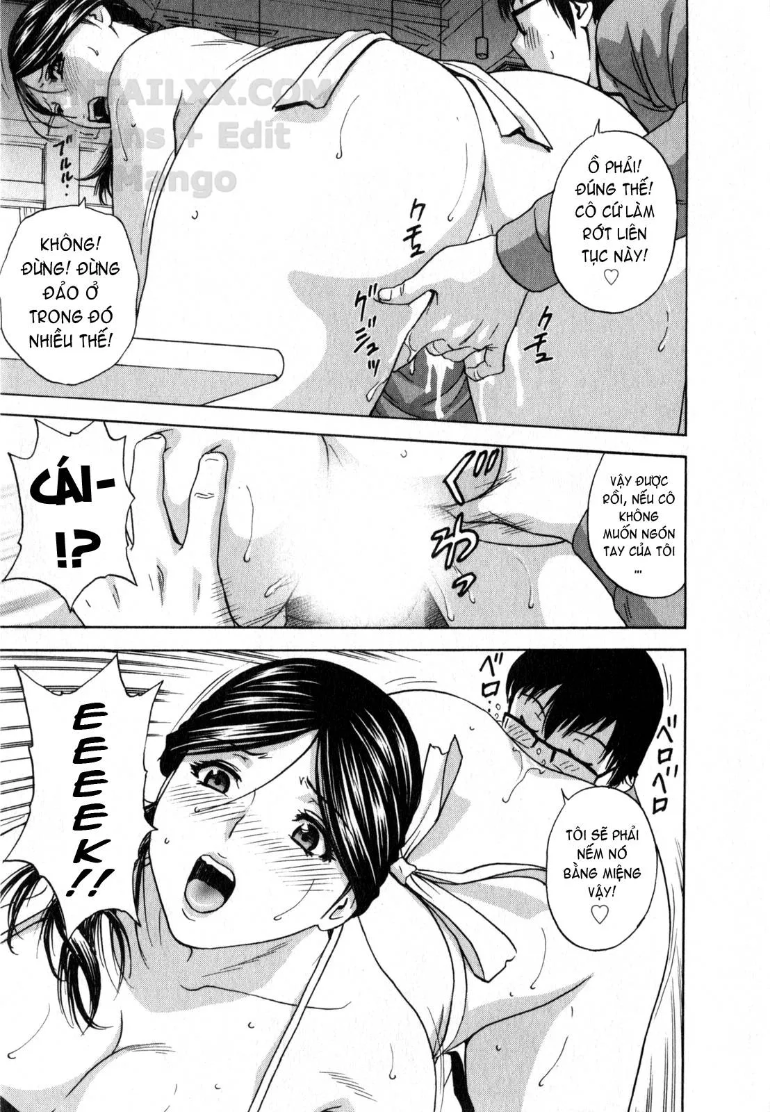 HentaiVN.net - Ảnh 8 - Life With Married Women Just Like A Manga [Eroina Hitoduma - Manga No Youna Hitozuma To No Hibi] - Chap 13