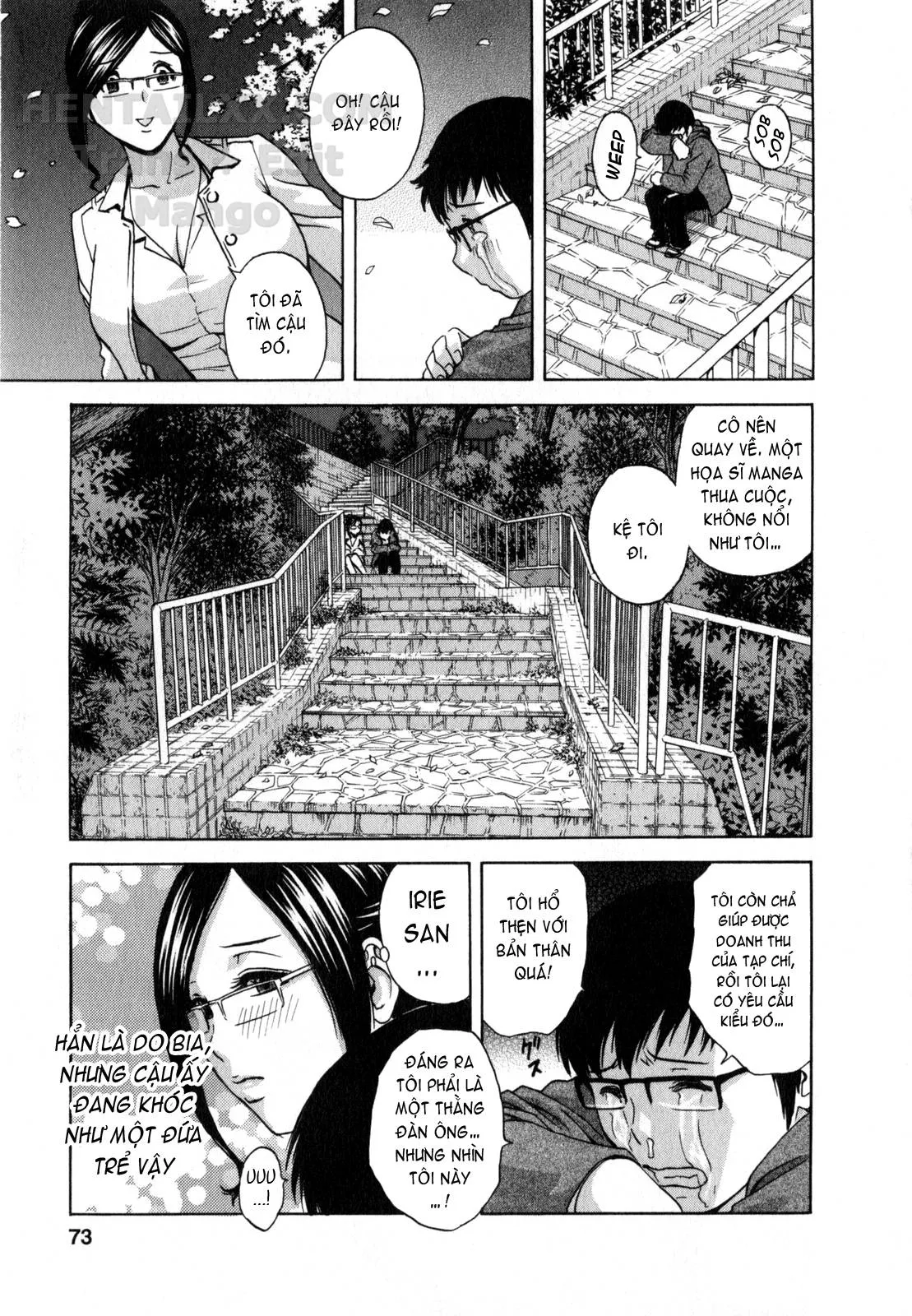 HentaiVN.net - Ảnh 10 - Life With Married Women Just Like A Manga [Eroina Hitoduma - Manga No Youna Hitozuma To No Hibi] - Chap 14