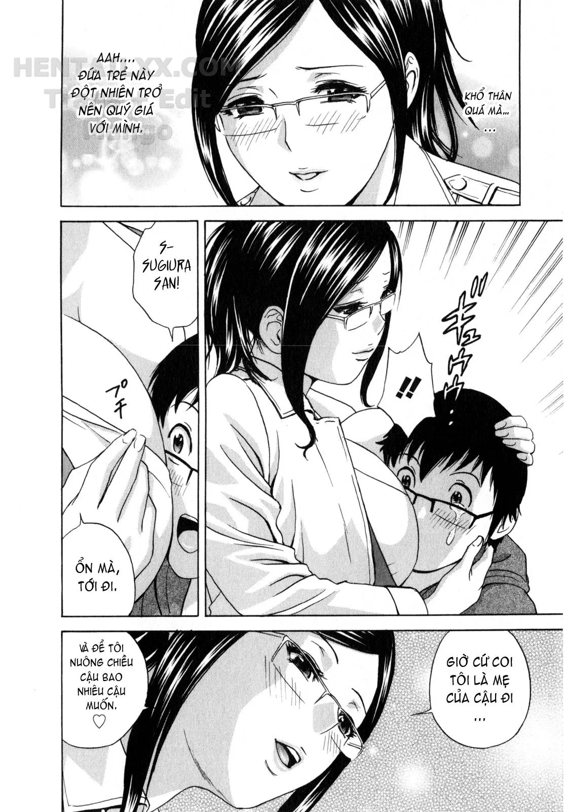 HentaiVN.net - Ảnh 11 - Life With Married Women Just Like A Manga [Eroina Hitoduma - Manga No Youna Hitozuma To No Hibi] - Chap 14