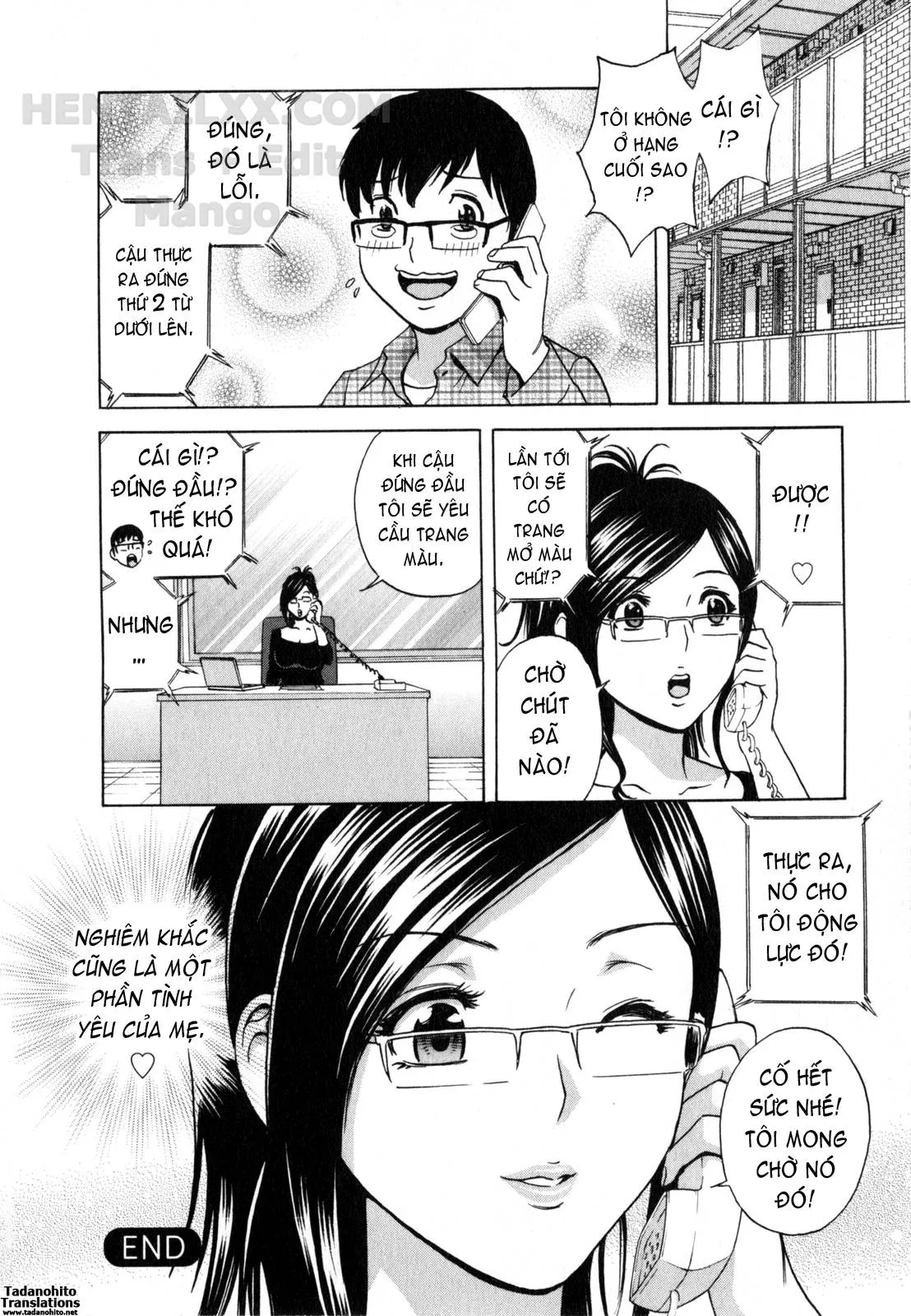 HentaiVN.net - Ảnh 19 - Life With Married Women Just Like A Manga [Eroina Hitoduma - Manga No Youna Hitozuma To No Hibi] - Chap 14