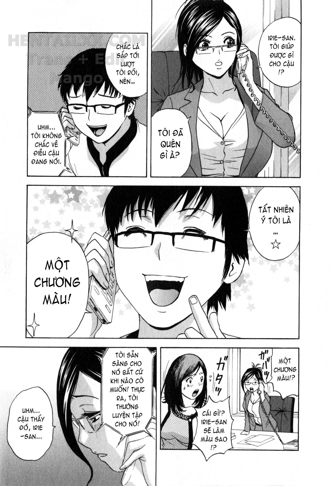 HentaiVN.net - Ảnh 4 - Life With Married Women Just Like A Manga [Eroina Hitoduma - Manga No Youna Hitozuma To No Hibi] - Chap 14