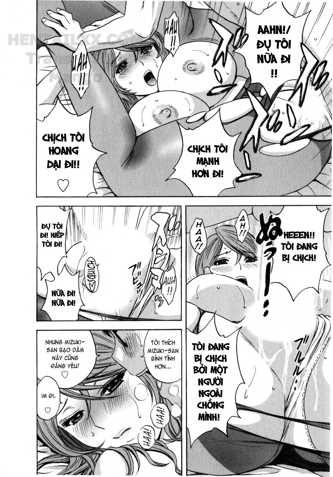 HentaiVN.net - Ảnh 17 - Life With Married Women Just Like A Manga [Eroina Hitoduma - Manga No Youna Hitozuma To No Hibi] - Chap 15