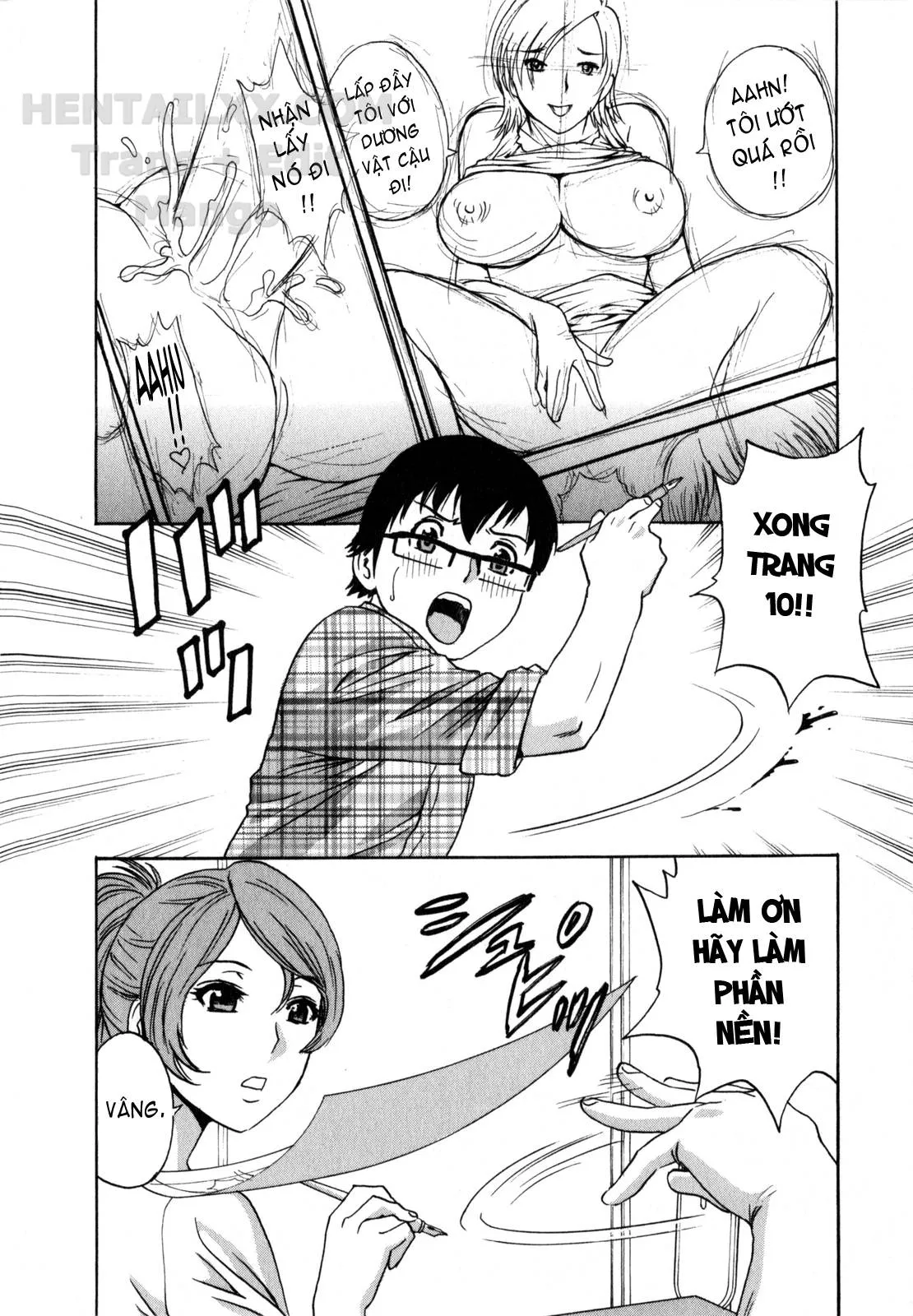 HentaiVN.net - Ảnh 3 - Life With Married Women Just Like A Manga [Eroina Hitoduma - Manga No Youna Hitozuma To No Hibi] - Chap 15